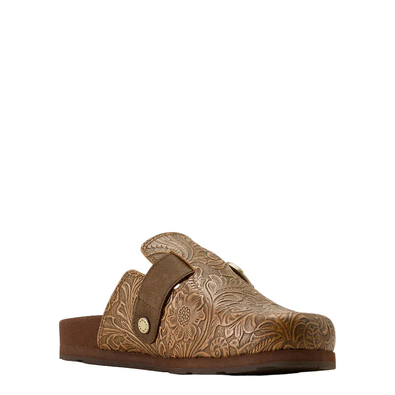 Floral Emboss Clogs