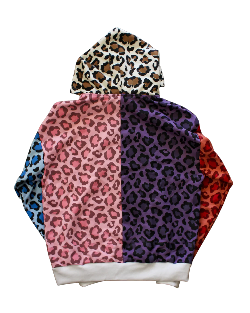 Multicolor Leopard Hoodie