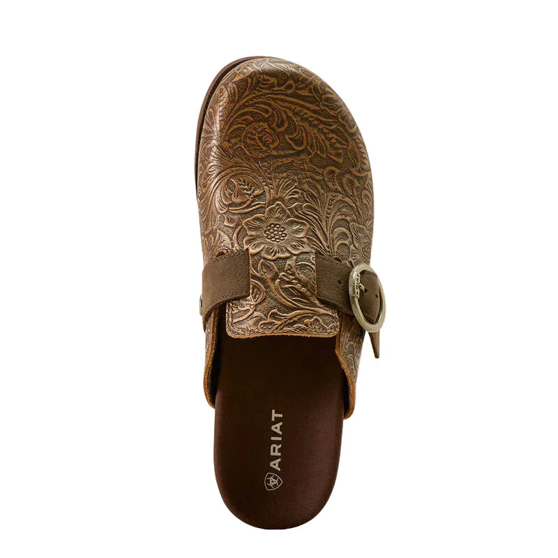 Floral Emboss Clogs