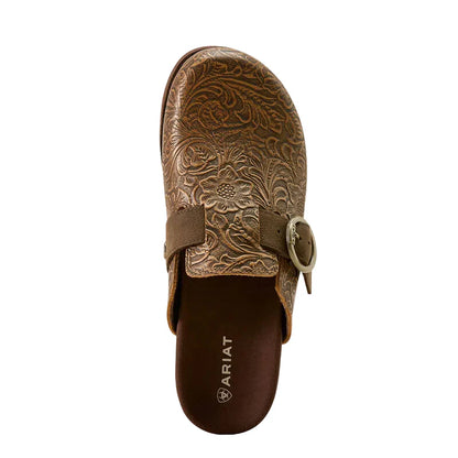 Floral Emboss Clogs