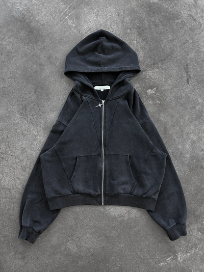 Star Zip Up Hoodie