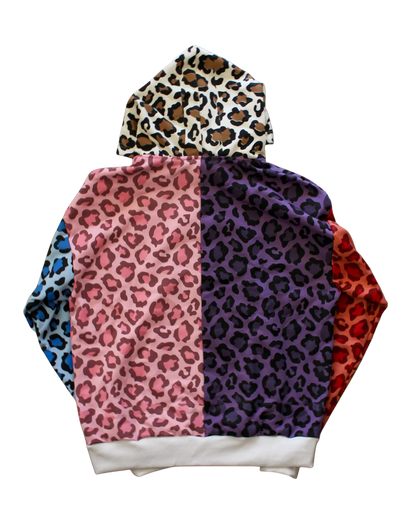 Multicolor Leopard Hoodie