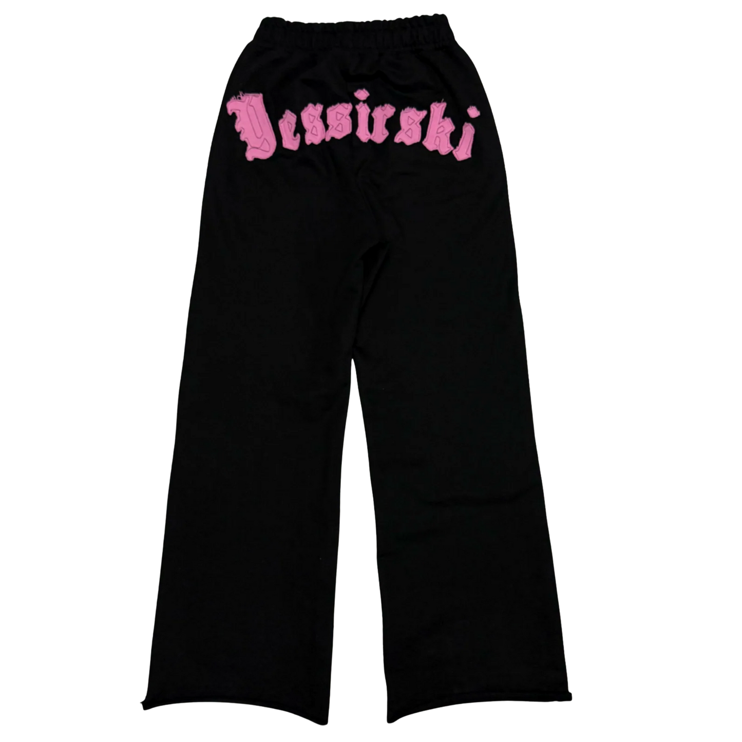 Black & Pink Crop Tracksuit