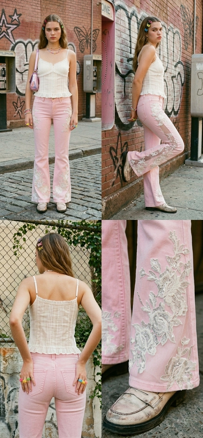 Floral Era Jeans