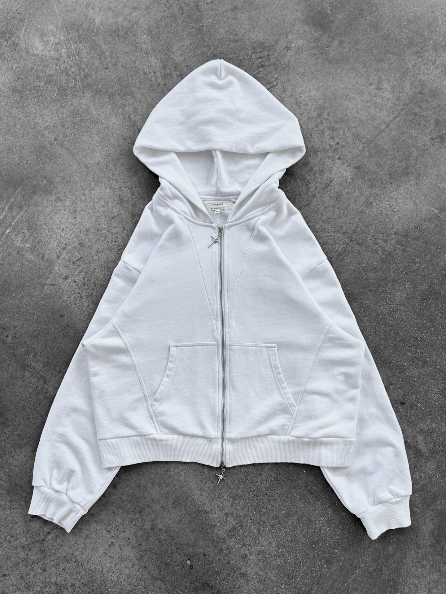 Star Zip Up Hoodie