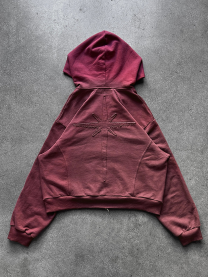Star Zip Up Hoodie