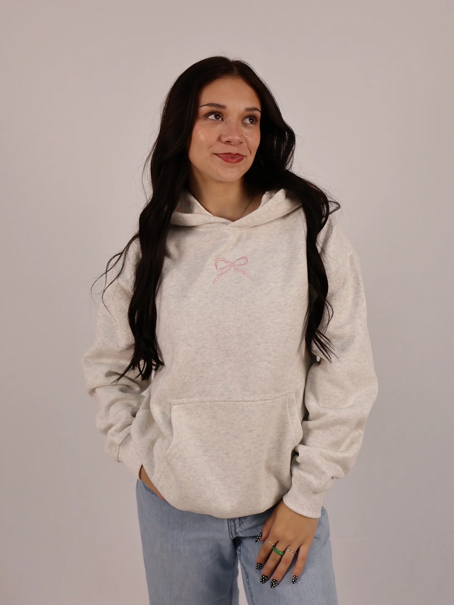 Bow Graphic Hoodie