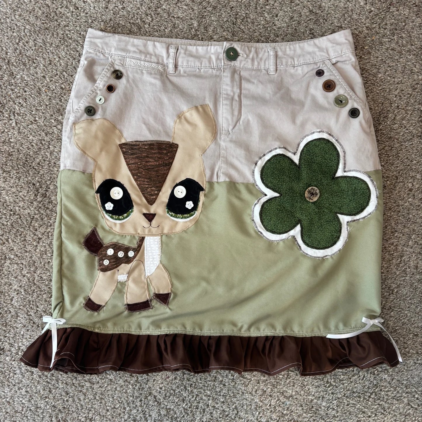 Deer Midi Skirt