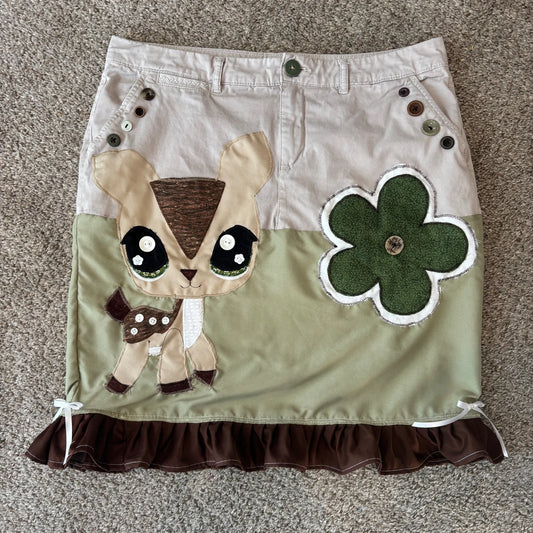 Deer Midi Skirt