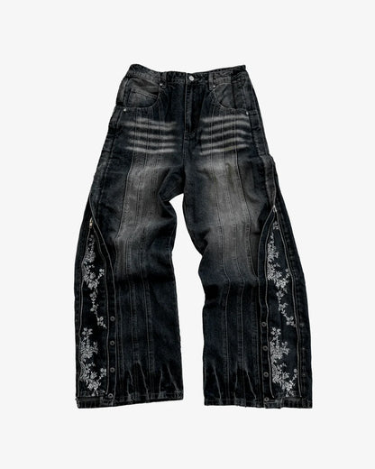 Botanical Zip Jeans
