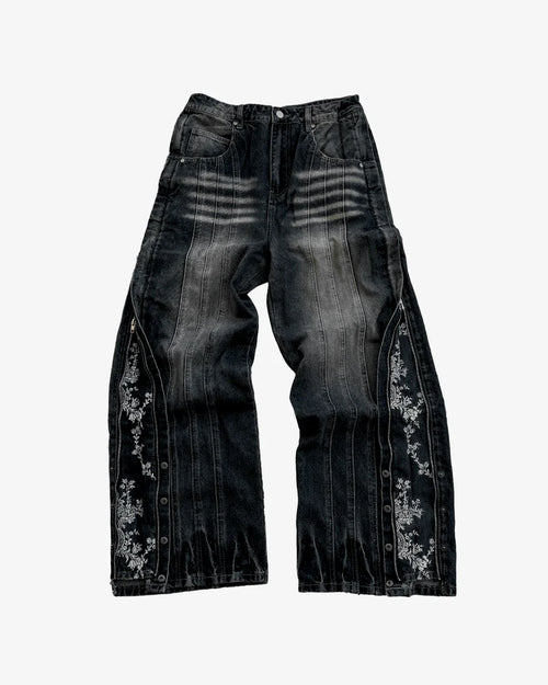 Botanical Zip Jeans