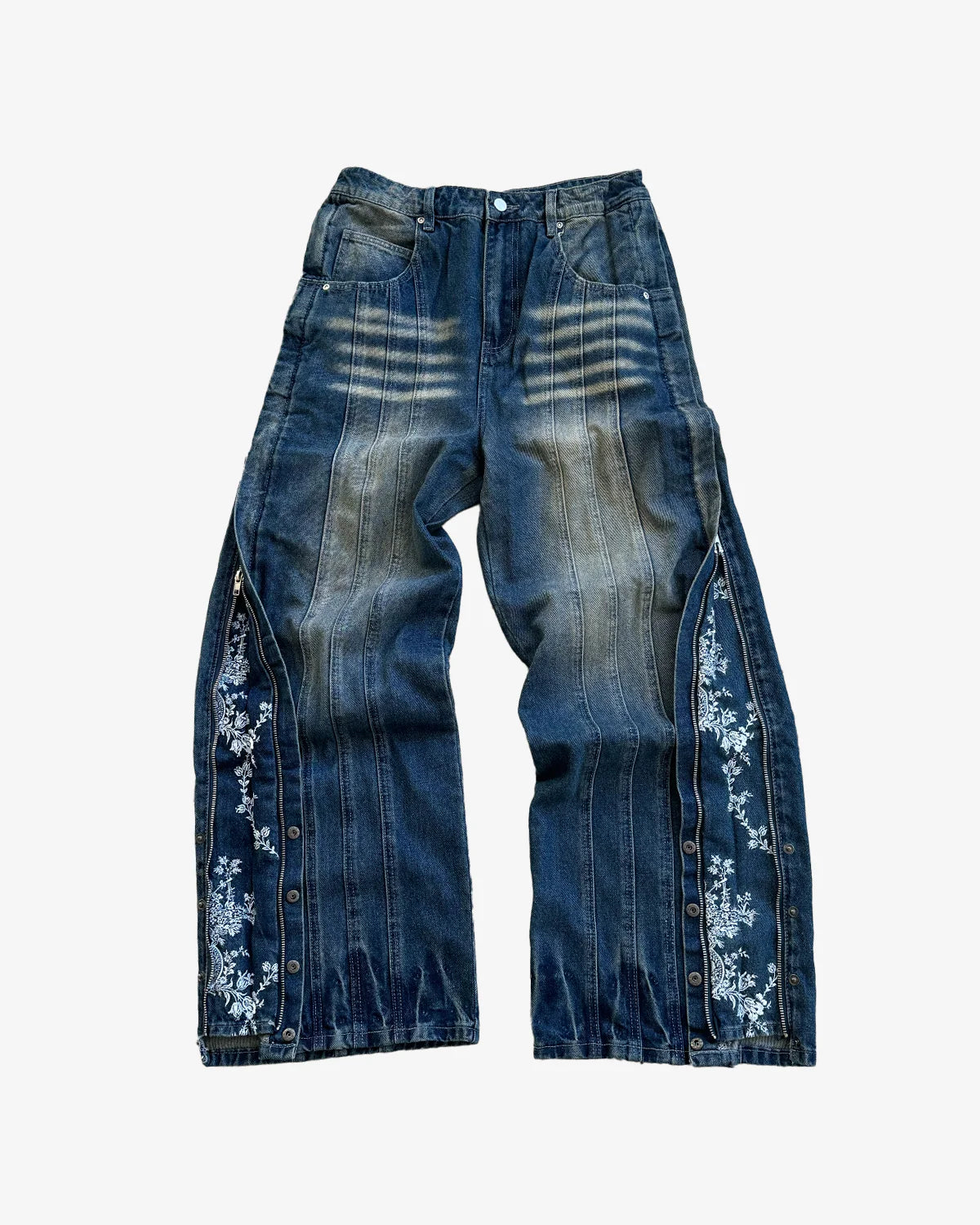 Botanical Zip Jeans