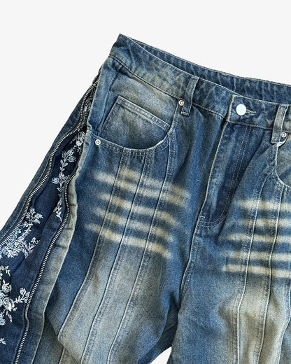 Botanical Zip Jeans