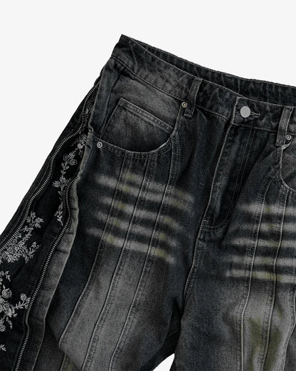 Botanical Zip Jeans