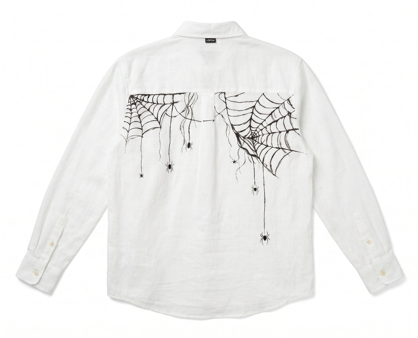 Spider Graphic Button Up