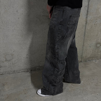 Tribal Baggy Denim