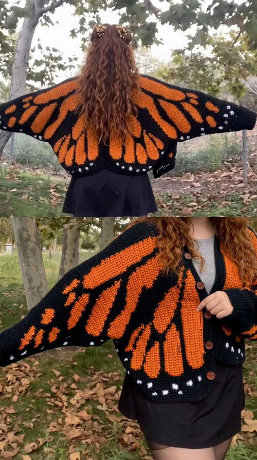 Butterfly Knit Cardigan