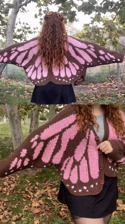 Butterfly Knit Cardigan