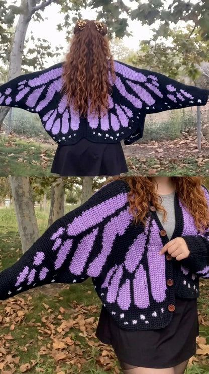 Butterfly Knit Cardigan