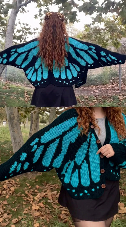 Butterfly Knit Cardigan