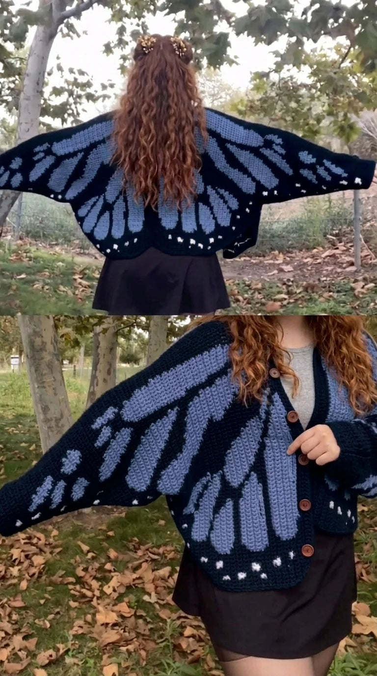 Butterfly Knit Cardigan