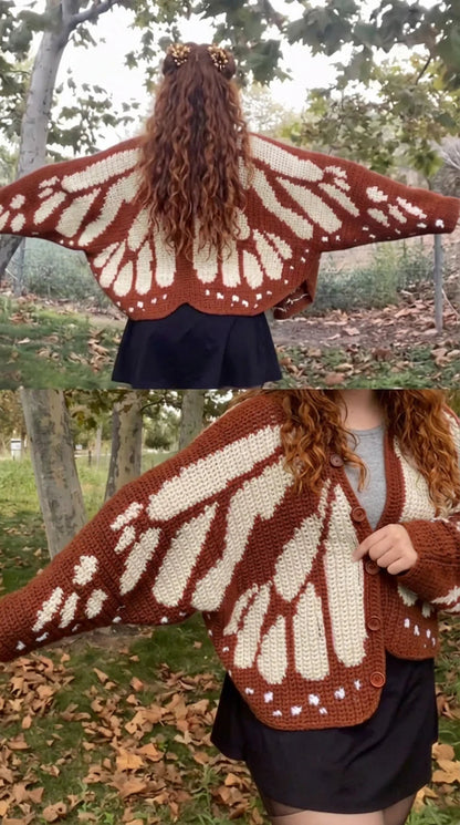 Butterfly Knit Cardigan