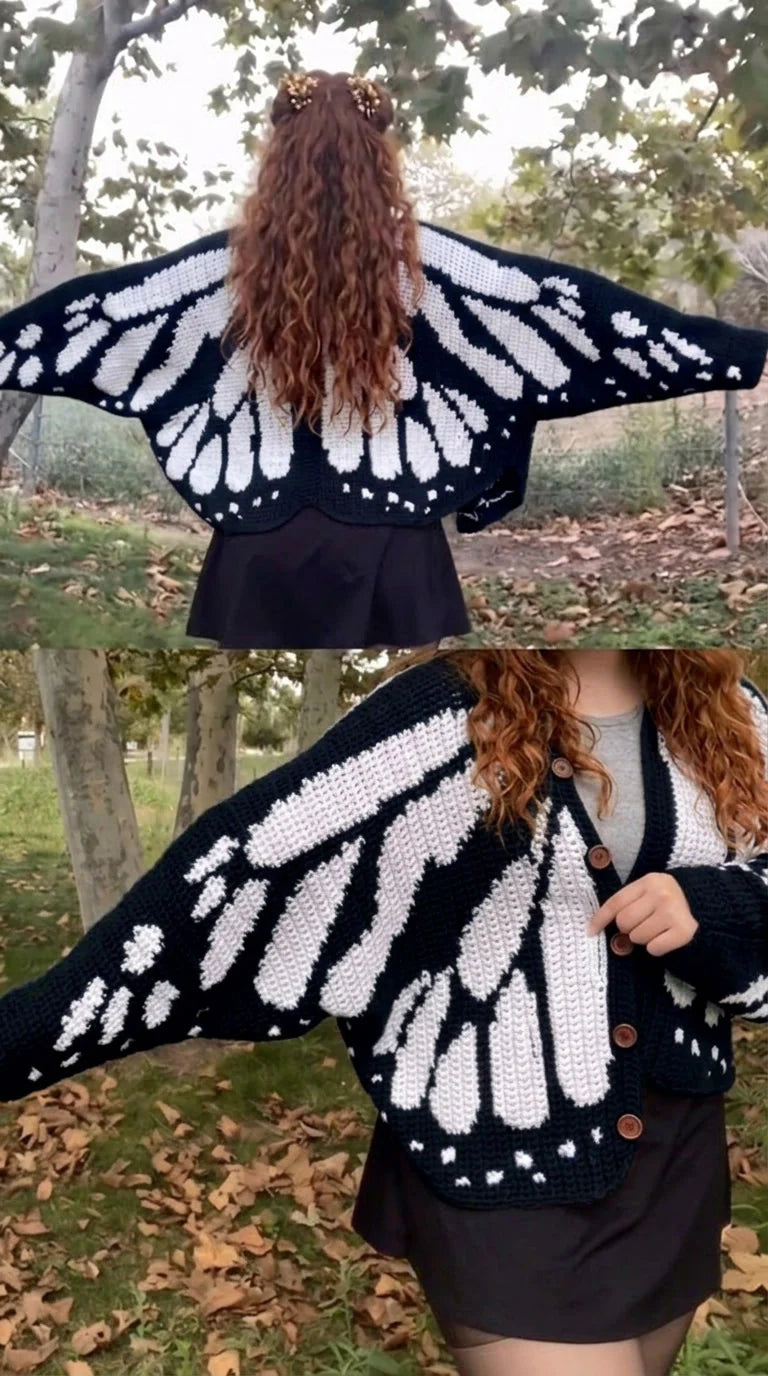 Butterfly Knit Cardigan