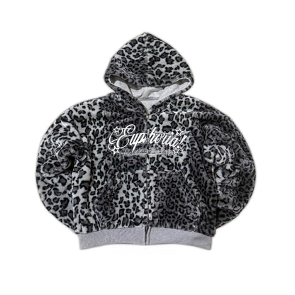Snow Leopard Reversible Hoodie