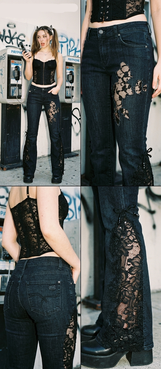 Floral Era Jeans