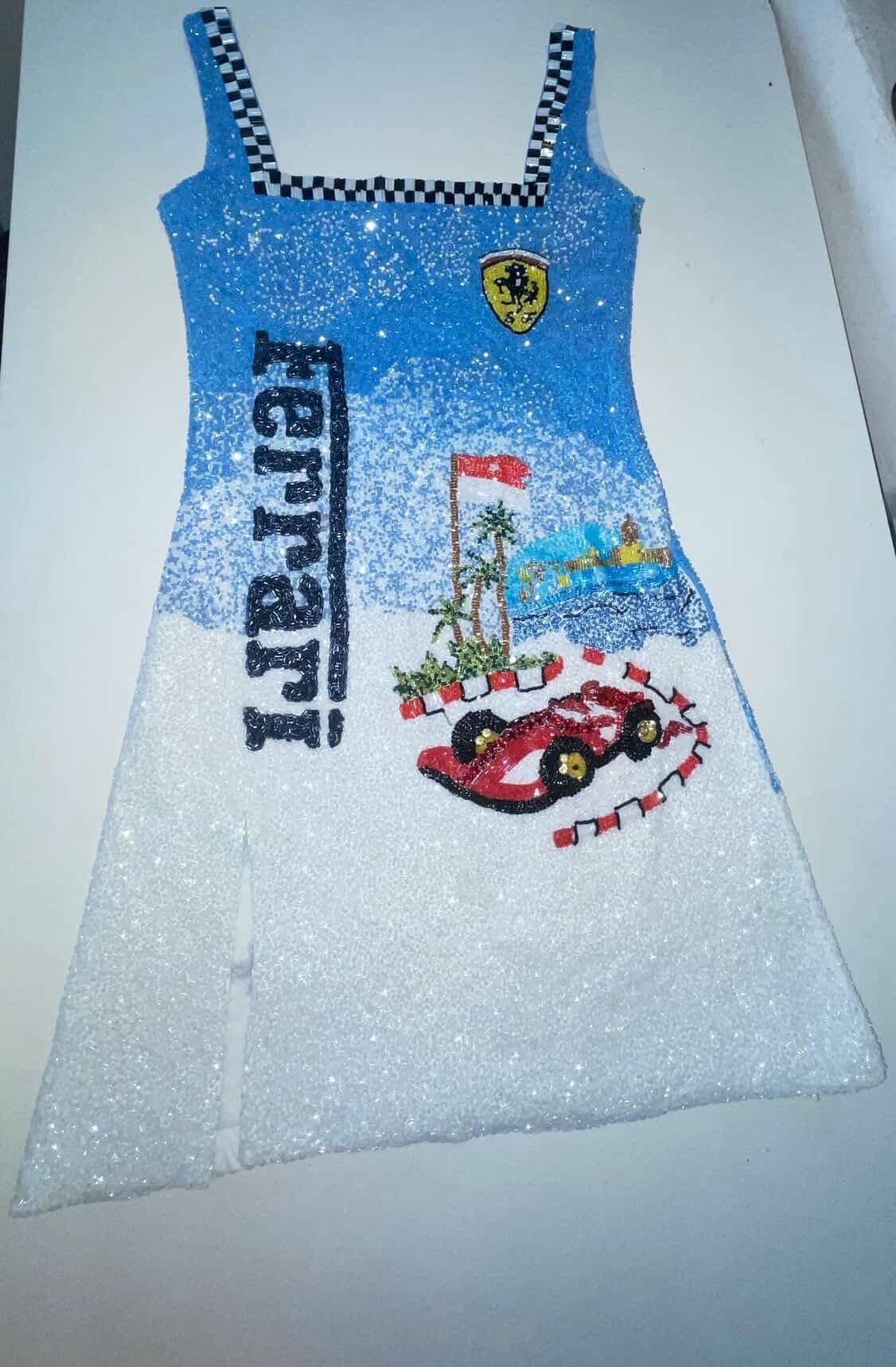 Miami F1 Sequin Dress