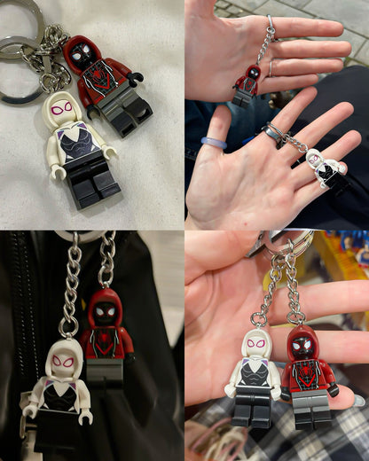 Spider Couple Keychain Set
