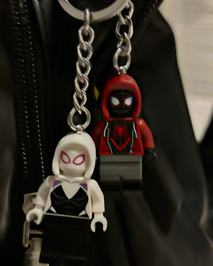 Spider Couple Keychain Set
