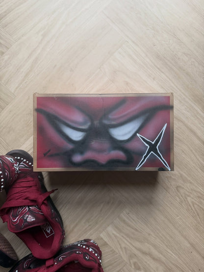 Airbrushed Graffiti Pearl Sneakers