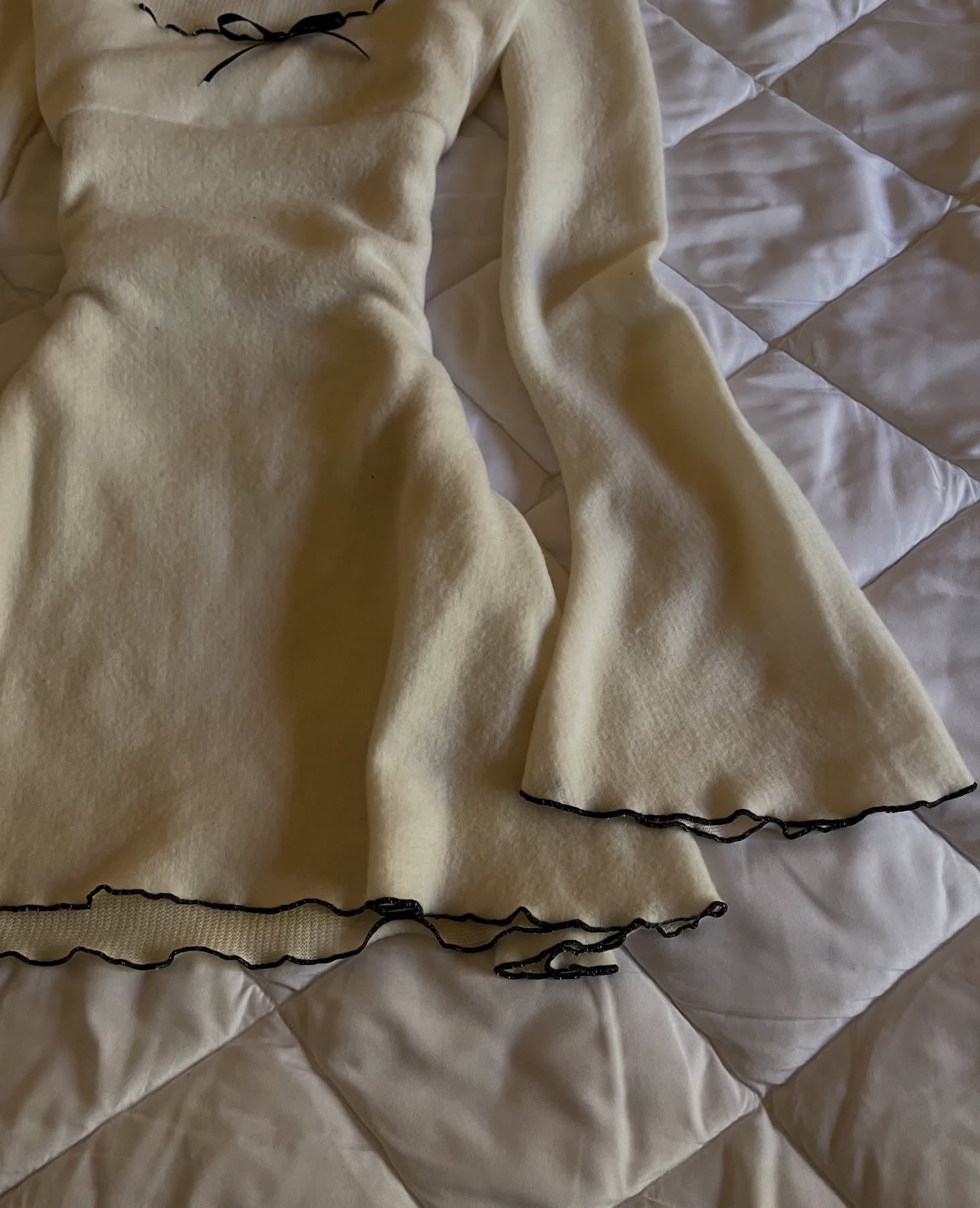 Vintage Bow Mini Dress