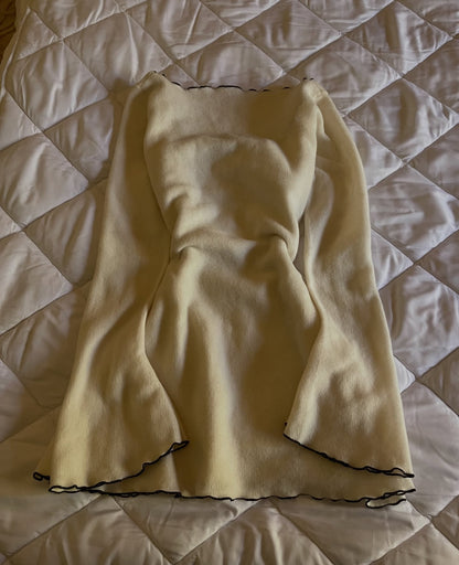 Vintage Bow Mini Dress